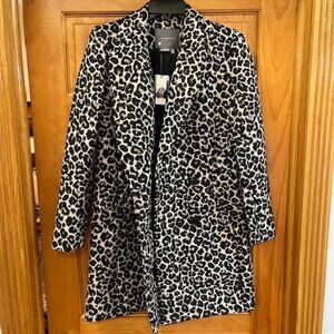 BRAND NEW Anthropologie Fashion Jacket / Coat- Leopard Print - Size2 - WITH TAGS